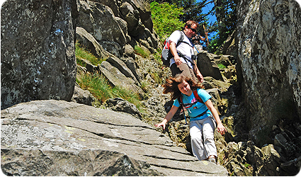Backcountry Hiking The Chute