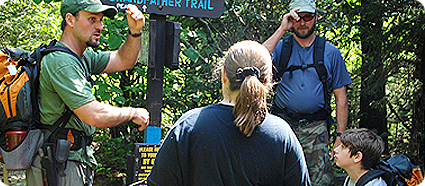 Guided Hikes interpretive rangers